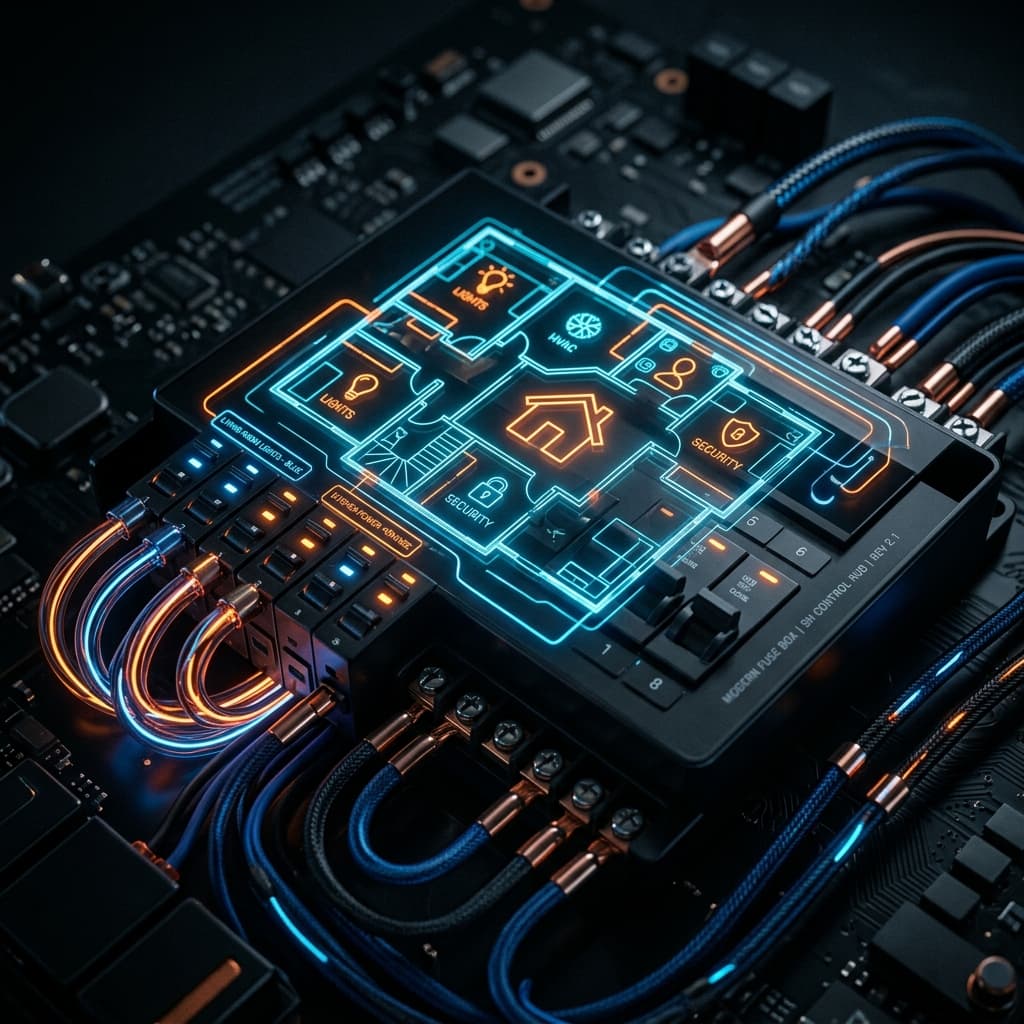 Smart Home Blueprint und Elektrotechnik